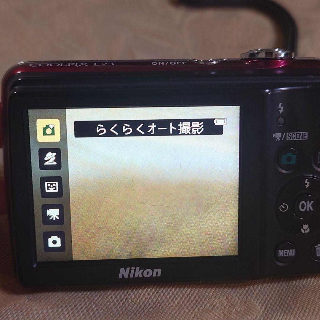 【動作確認済み】Nikon COOLPIX L23 レッド