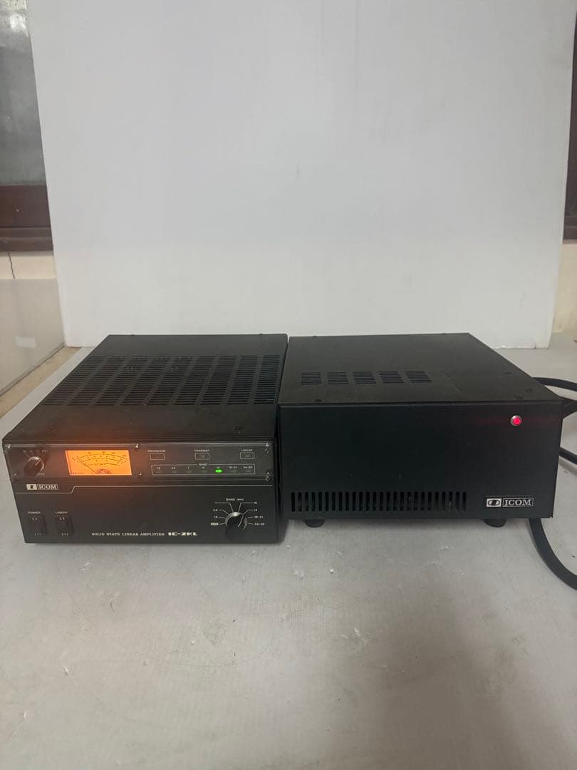 【現状品】ICOM IC-2KL リニアアンプ ＋ 電源IC-2KLPS
