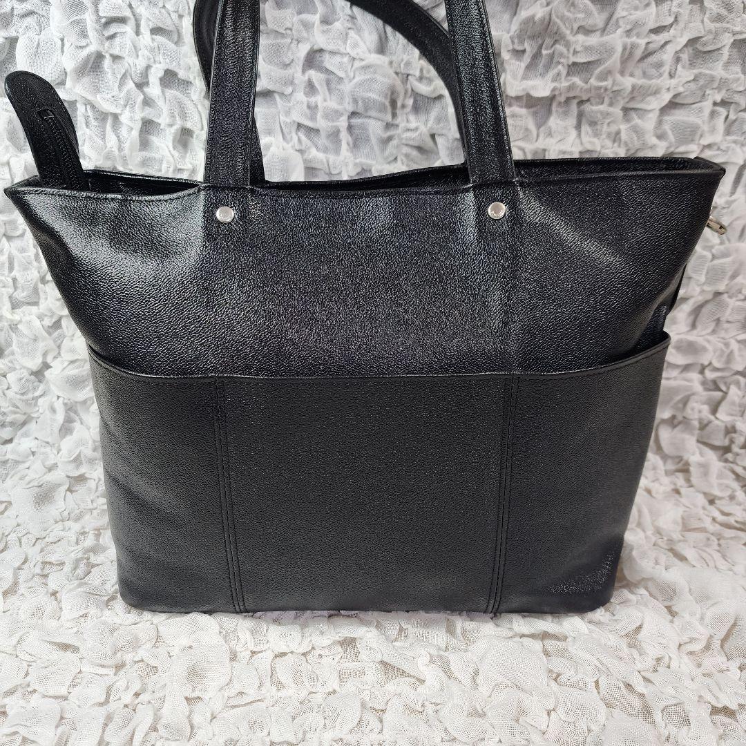 美品 ポーター リンク レザー トートバッグ S 同素材 ポーチ付き