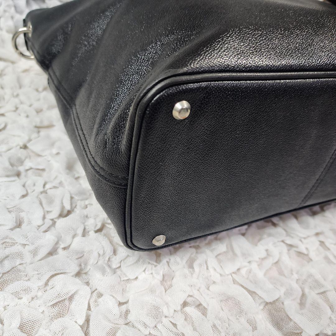 美品 ポーター リンク レザー トートバッグ S 同素材 ポーチ付き