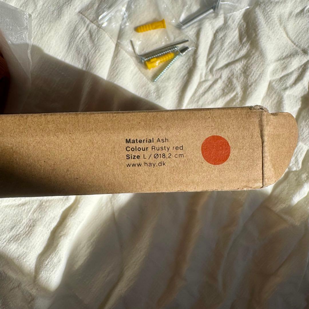 【新品未使用】HAY gymhook ジムフック　赤 L ヘイ