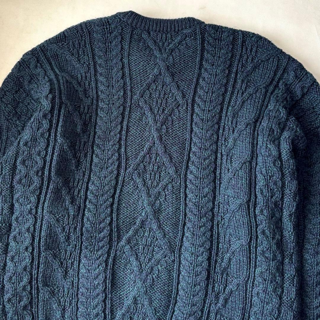 アイルランド製 Aran Crafts フィッシャーマン セーター XLアラン