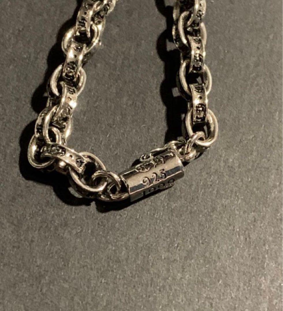 ペーパーチェーン　クロスペンダントネックレス 50㎝