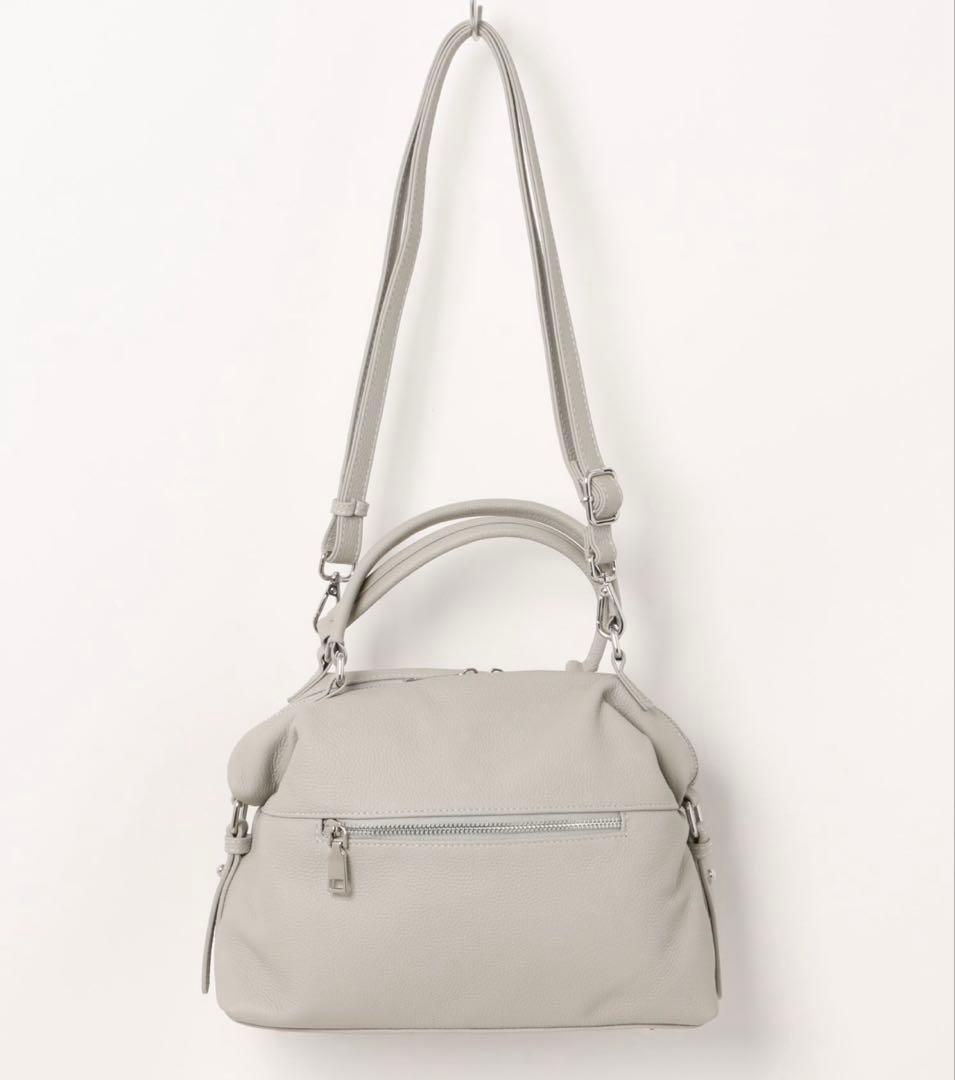 ⭐️ヴィータフェリーチェ新品タグ付本革牛革2wayハンドバッグライトグレー人気完売