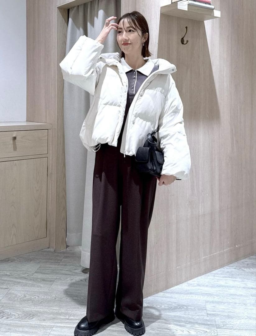 VIS フード取り外し可能軽量ダウンブルゾン/2WAY・撥水加工