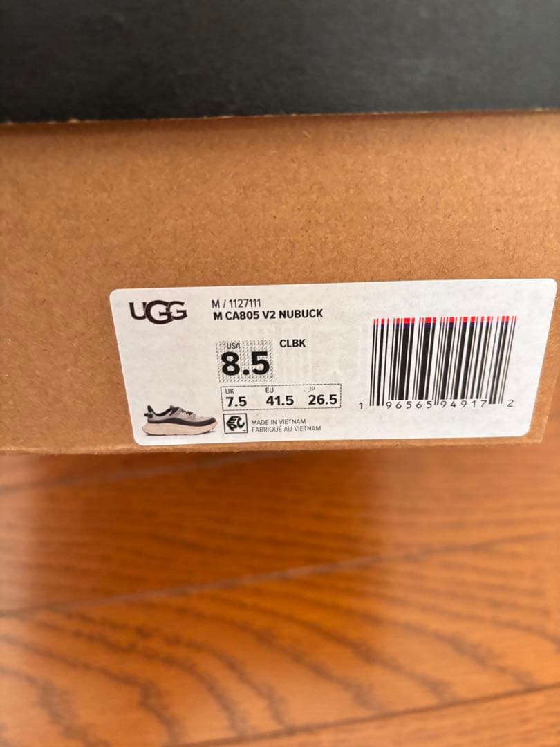 UGG CA805 スニーカー　厚底グレー/ホワイト