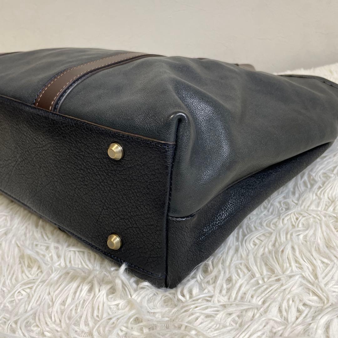 美品 土屋鞄 アルマス トートバッグ レザートート バッファロー A4