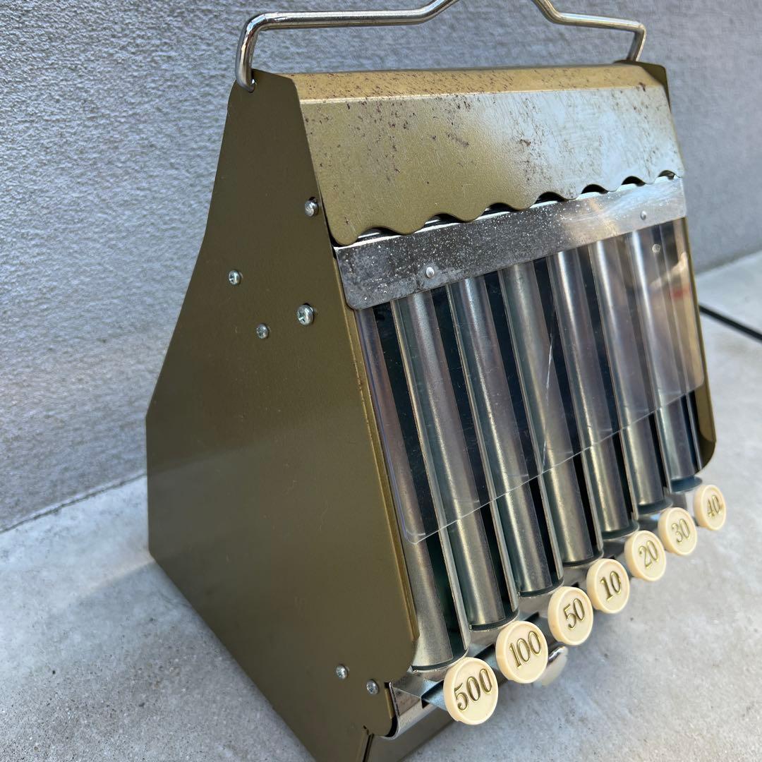 昭和レトロ 手動 釣銭機 アンティークレジ ホルダー