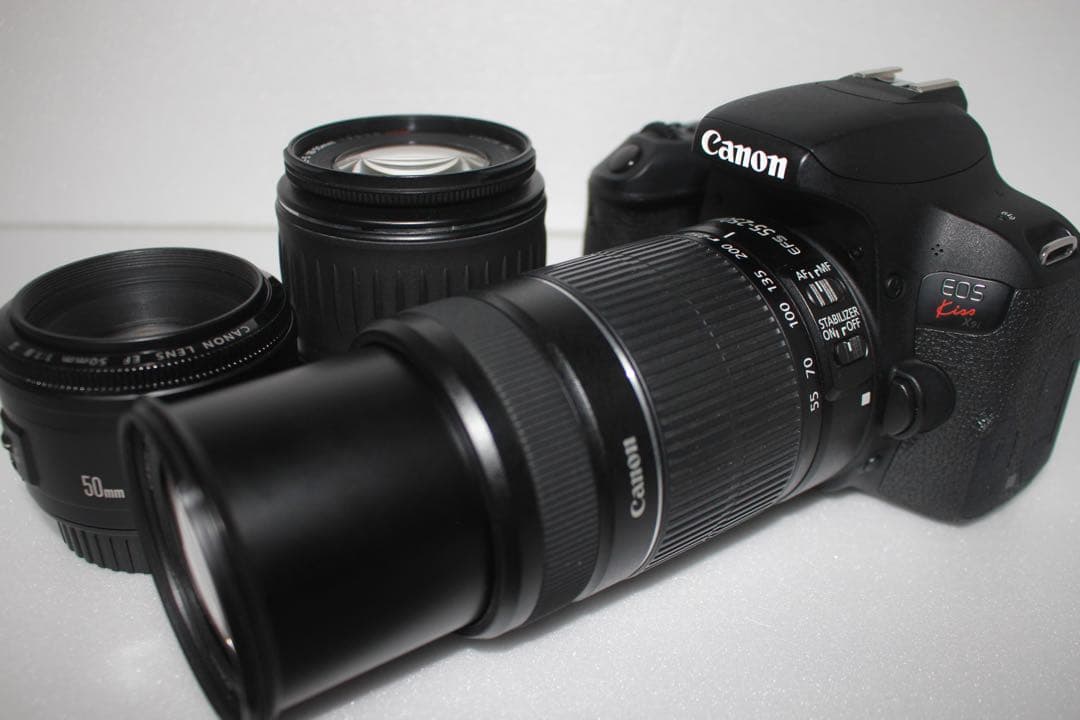 キヤノンcanon kiss x9i 標準&望遠&単焦点 トリプルレンズセット