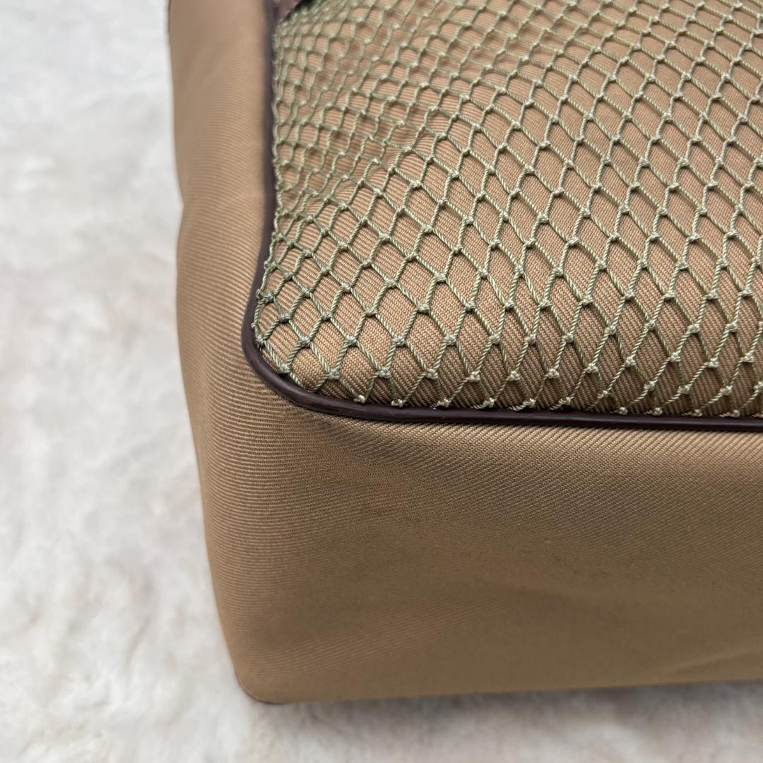 廃盤品　HUNTING WORLDサファリ キャンバス×レザートートバッグ