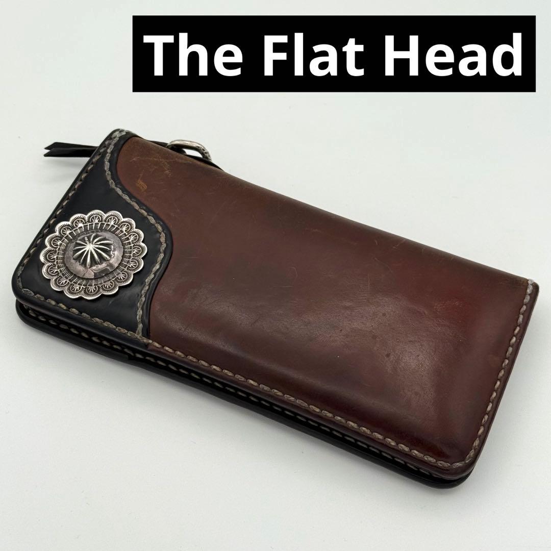 THE FLAT HEAD フラットヘッド 長財布 コンチョ コードバン