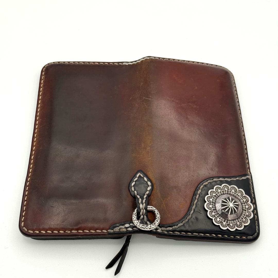 THE FLAT HEAD フラットヘッド 長財布 コンチョ コードバン