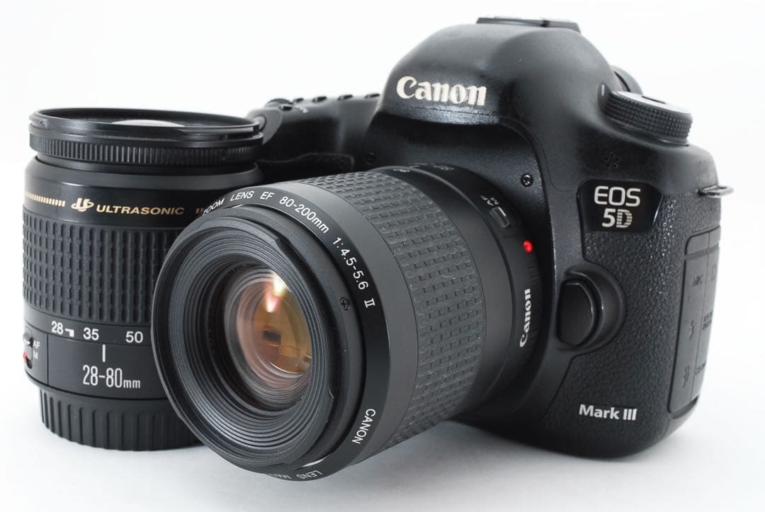 保証付き/CANON EOS 5D Mark IIIダブルレンズセット