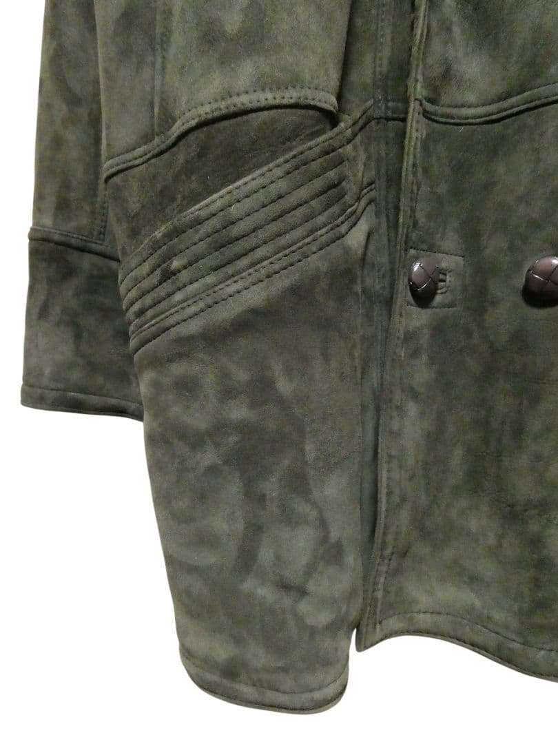 オールドヴィンテージ！美品！激レアカラーモスグリーン！リアルムートンコート