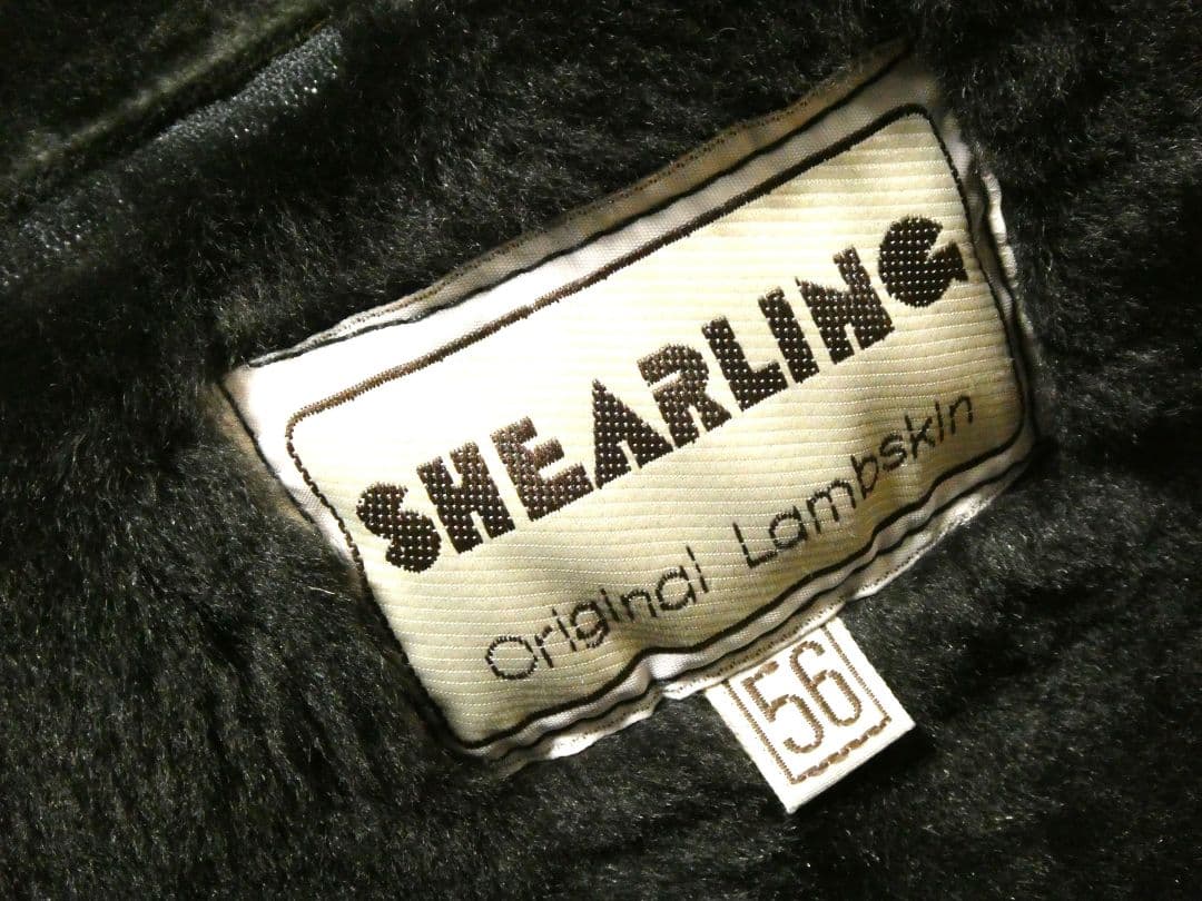 オールドヴィンテージ！美品！激レアカラーモスグリーン！リアルムートンコート