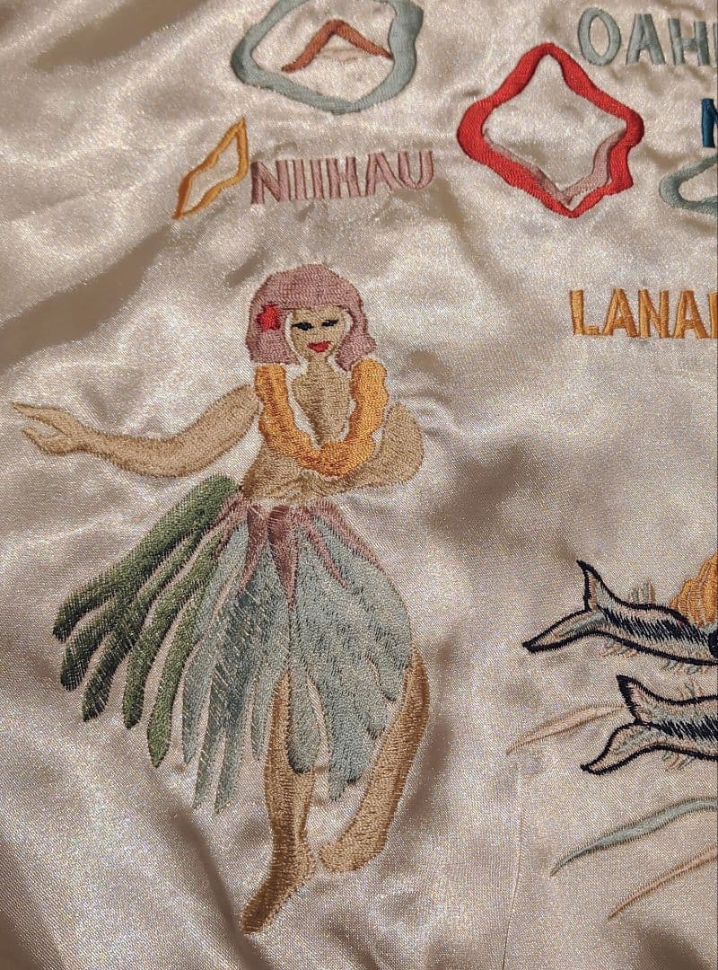 わ*き様 未使用　テーラー東洋　スカジャン　パンナム航空　ハワイ柄　インディアン