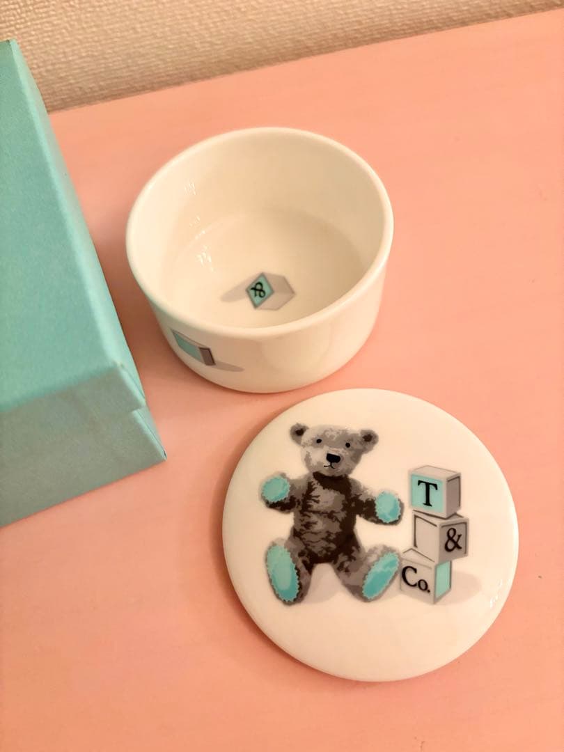 Tiffany & Co. ボーンチャイナ　ベア＆ブロック
