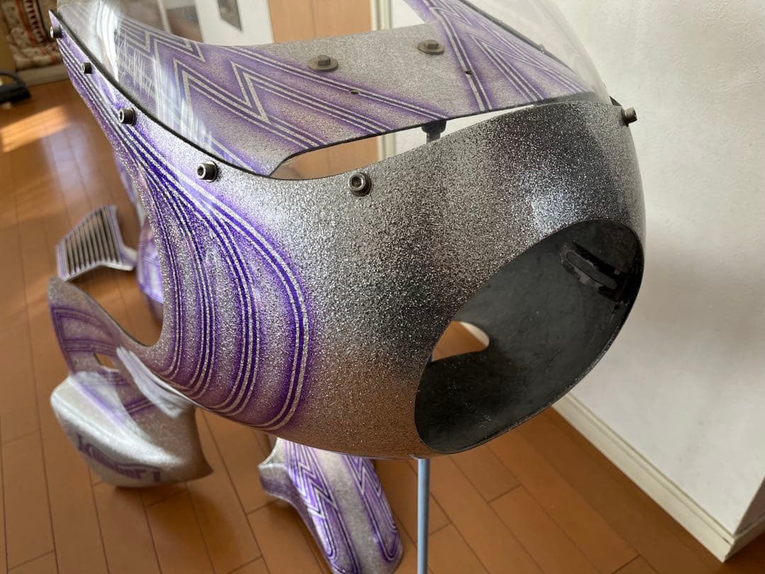 cbx400f 外装セット　タンク　BEET キャンディーライフ　ロケットカウル