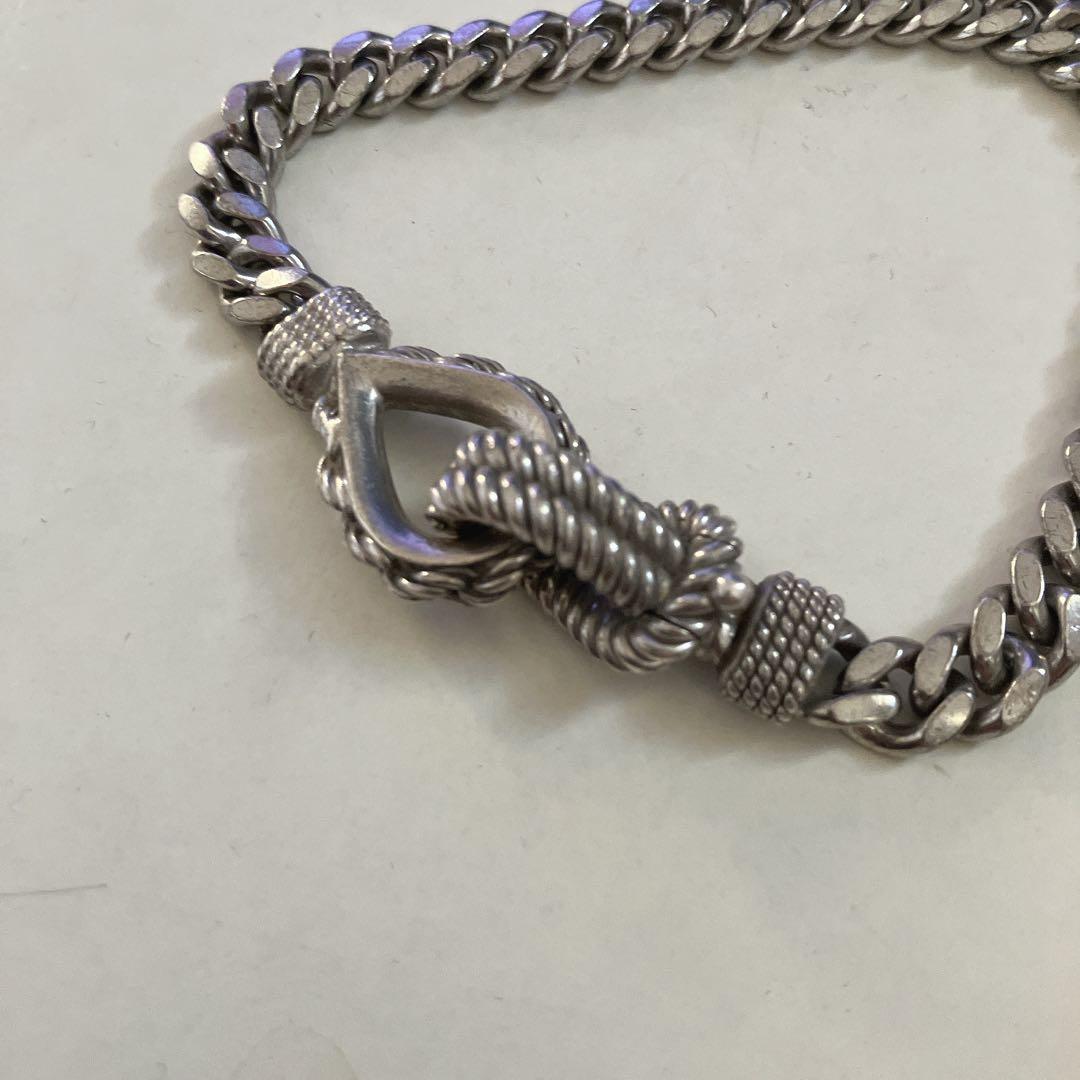 け*ろ様 希少 アヴァランチ silver925 マイアミブレスレット アバラン