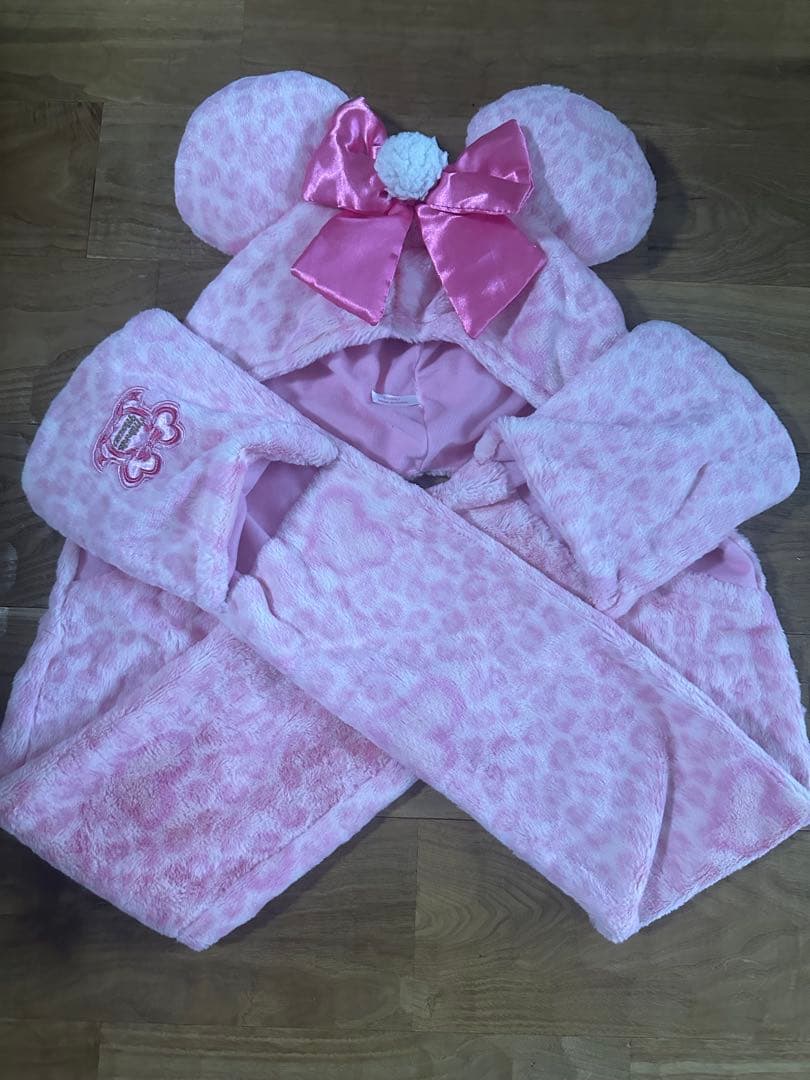 【レア】ミニー ファンキャップ マフラー カチューシャ ディズニー ピンク