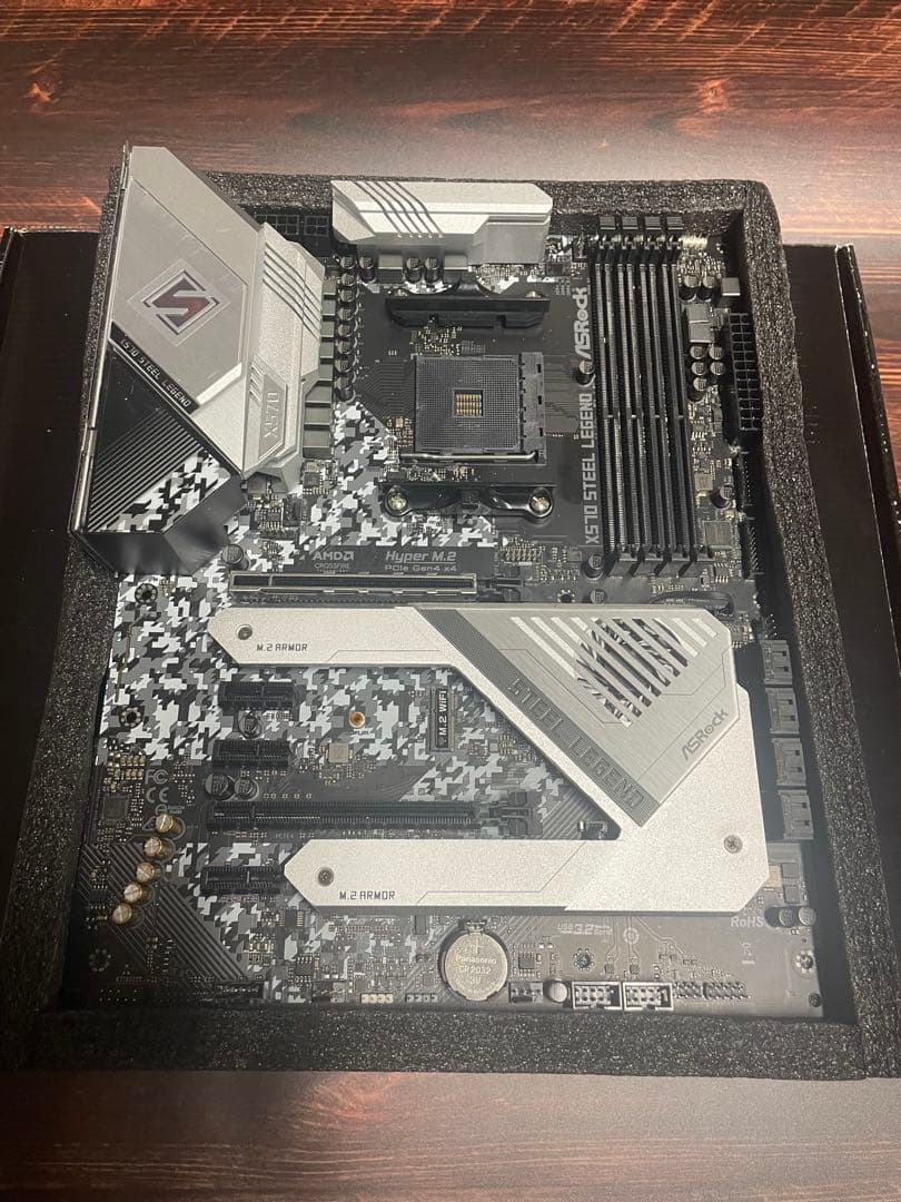 Asrock X570 steel legend マザーボード