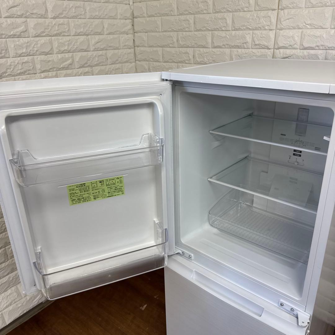 SHARP SJ-D15G-W 2021年式　左開き　冷蔵庫　札幌市近郊限定。