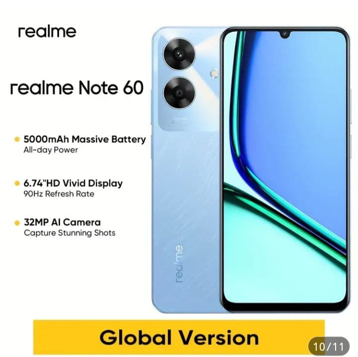 realme Note 60 3GB/64GB グローバル版