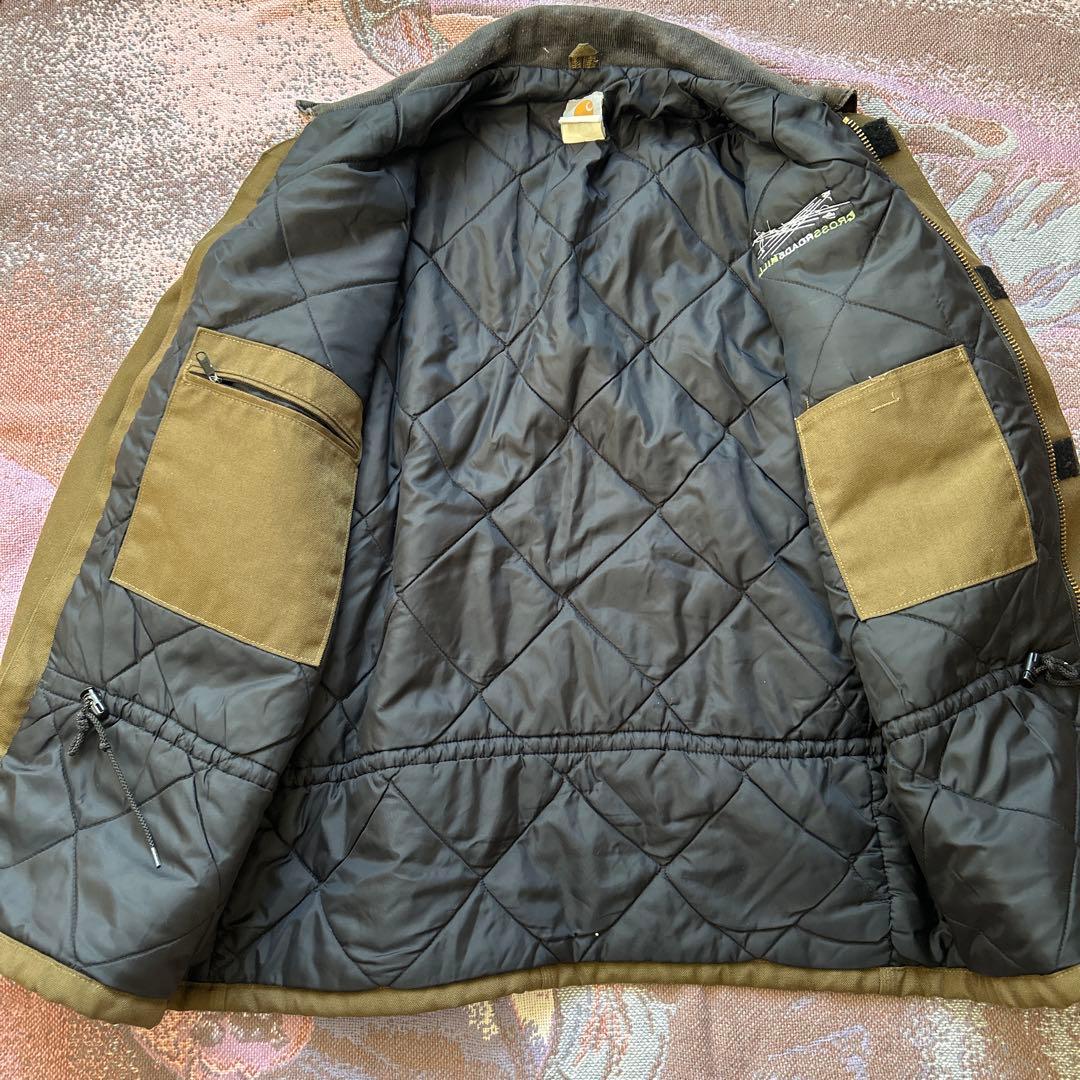 carhartt ダックトラディッショナルコート　企業ロゴ　USA製