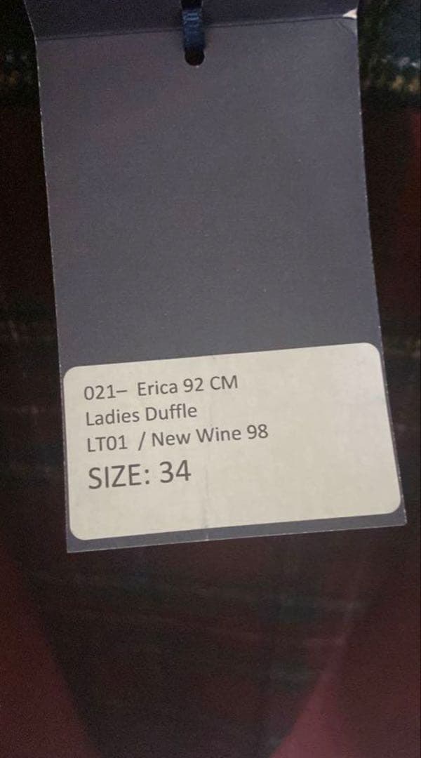 ロンドントラディション ダッフルコート 赤 チェック サイズ 34