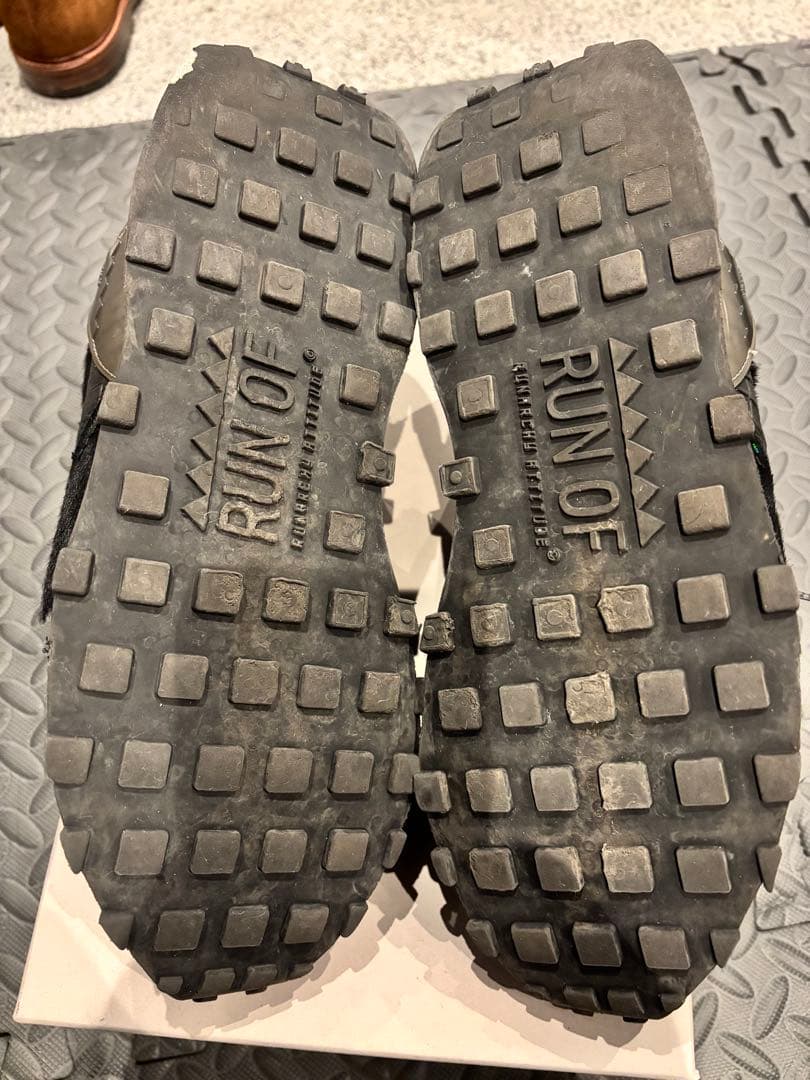 K*様 RUN OF BLACK MAMBA サイズ43 イタリアハイブランドス