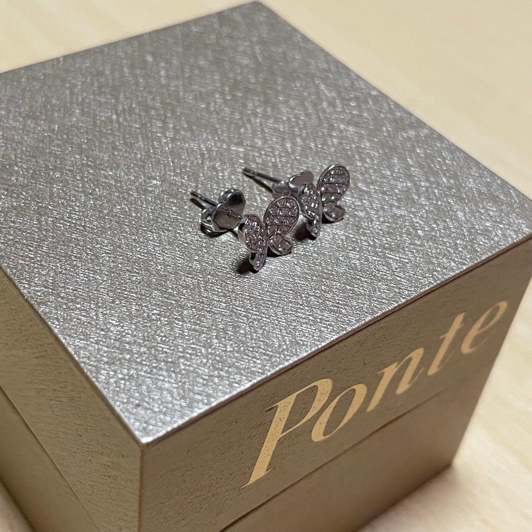 ポンテヴェキオ ダイヤモンド ピアス
