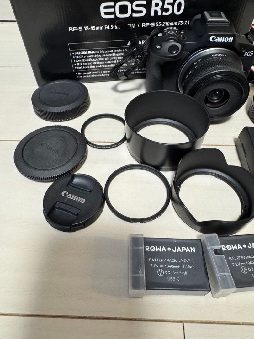 Canon ミラーレス一眼カメラ EOS R50 ダブルズームキット