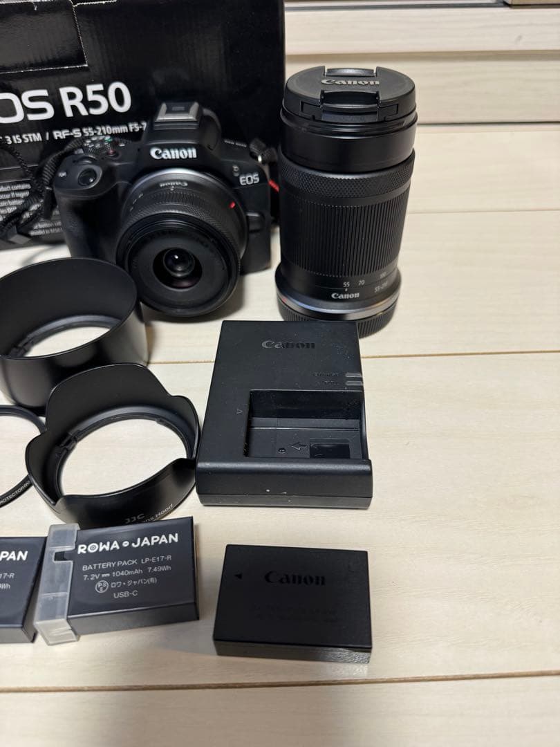 Canon ミラーレス一眼カメラ EOS R50 ダブルズームキット