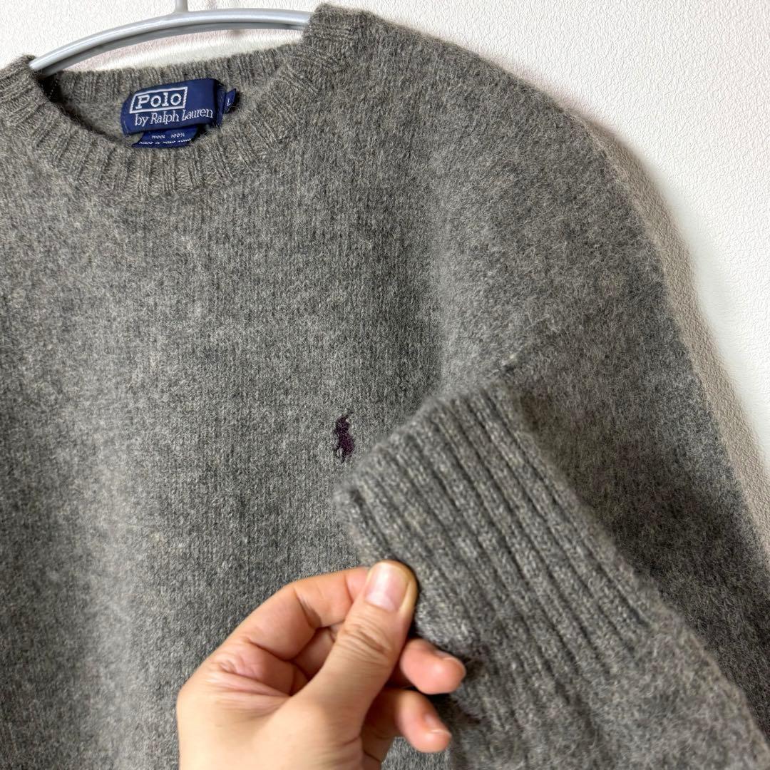 美品 POLO RalphLauren ラルフローレン ウール ニット セーター