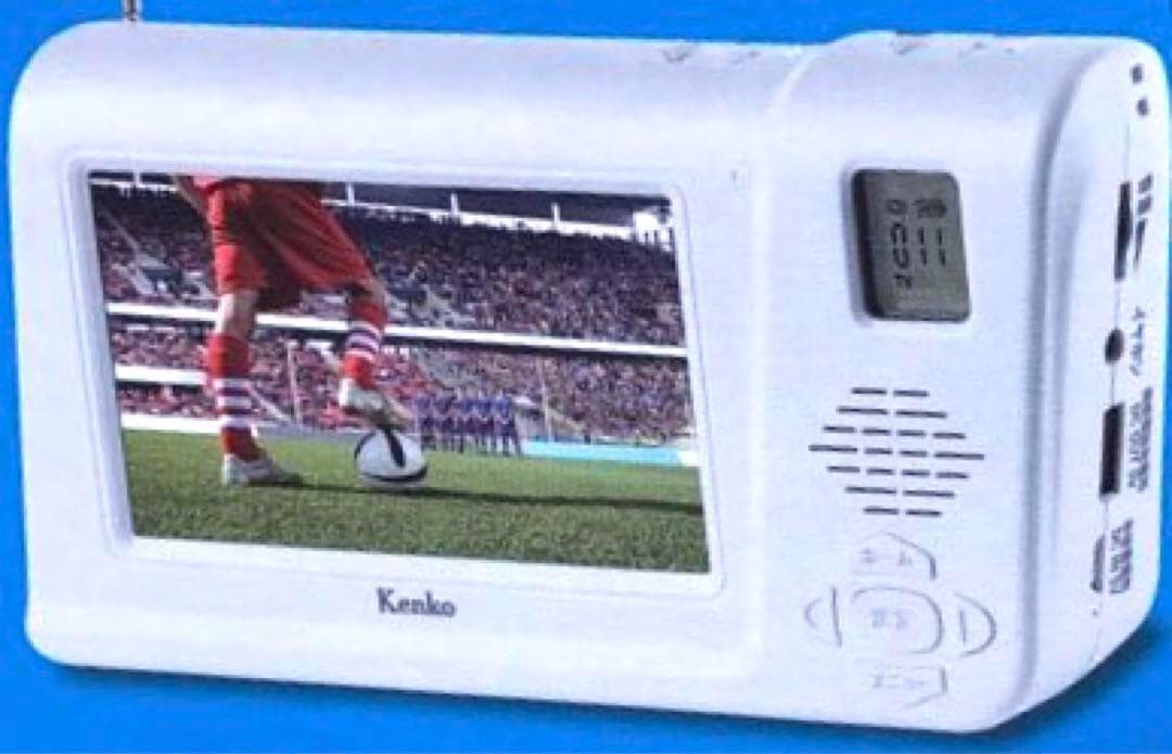 Kenko KR-013A WFTE WHITE 手回しワンセグTVラジオ