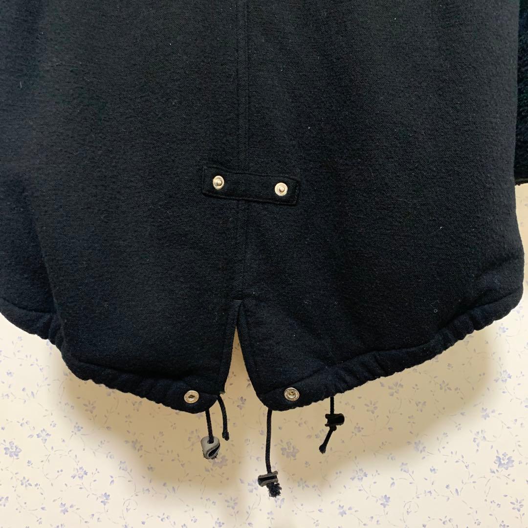 ボリュームファー付きモッズコート　Y2K 平成ギャル　フェアリーグランジ