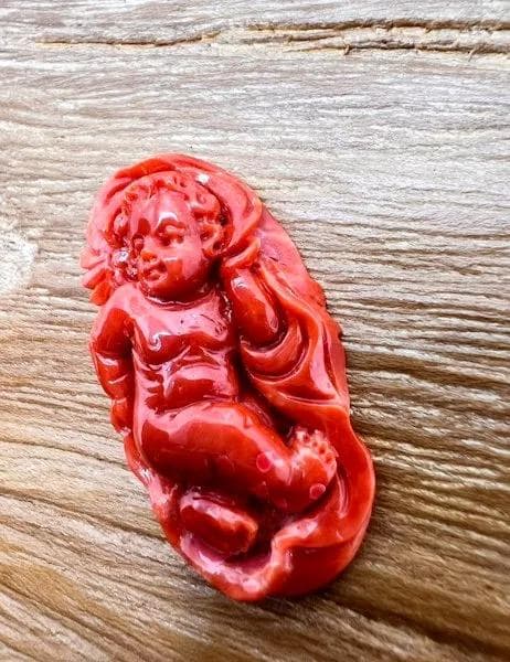 天然珊瑚　彫刻　G5タイプ