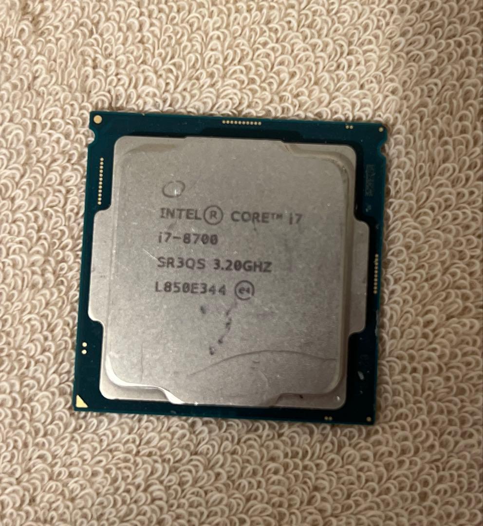 Intel Core i7-8700 CPU 動作未確認