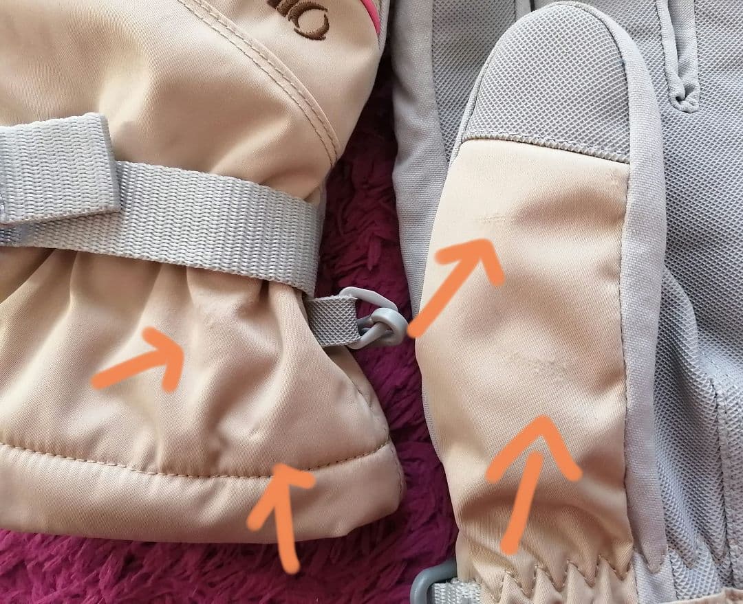 ゴールドウィン レディース 160 スノーボード スキー ウェア 上下 グローブ