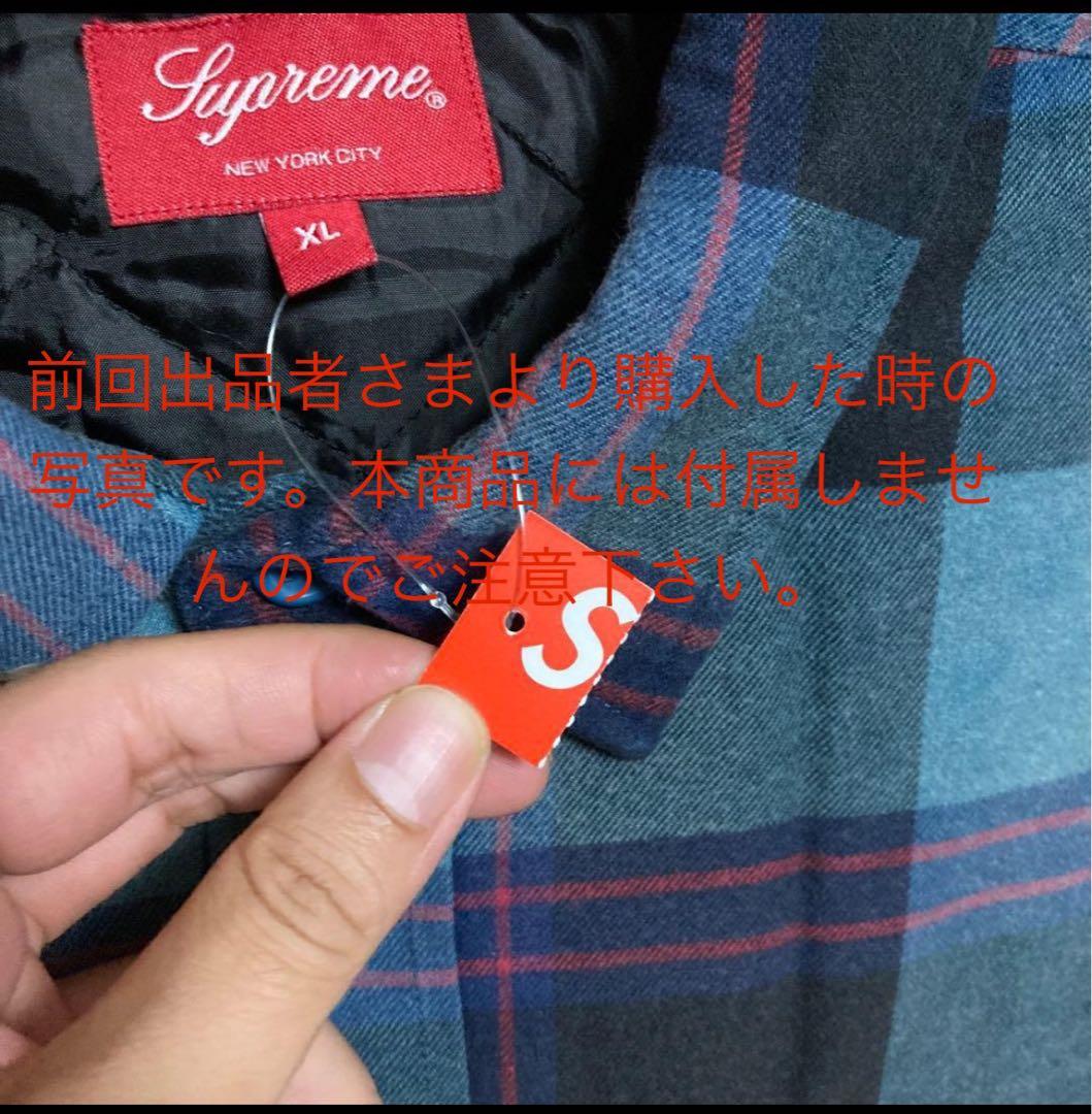 supreme quilted plaid shirt美品