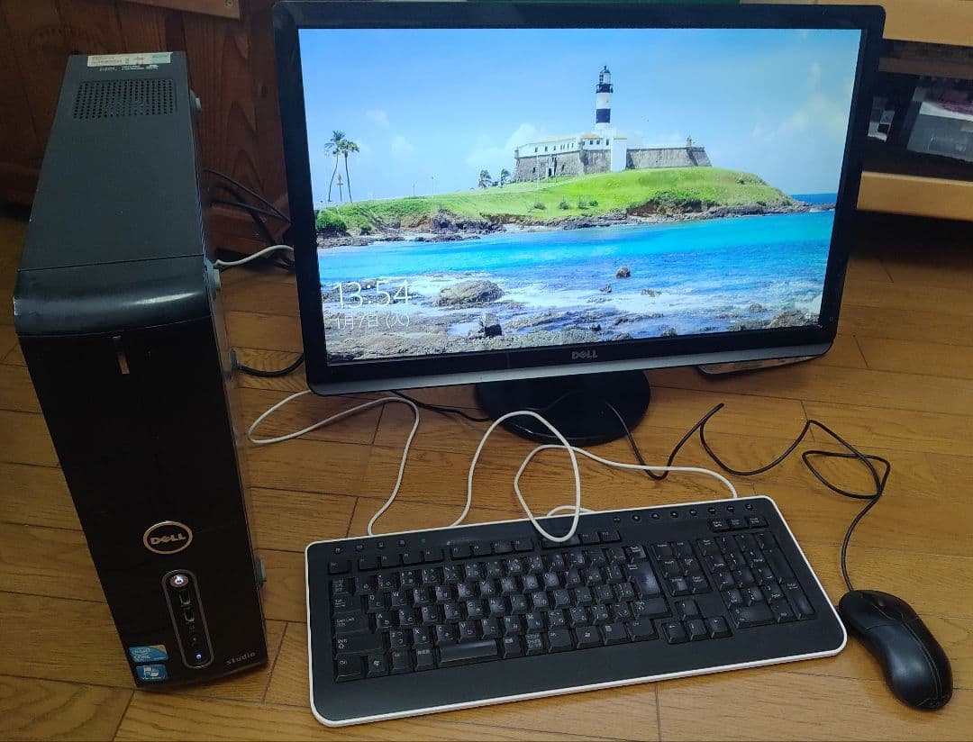 Dell Studio Slim 540S、ブルーレイ、モニタ、スピーカーセット