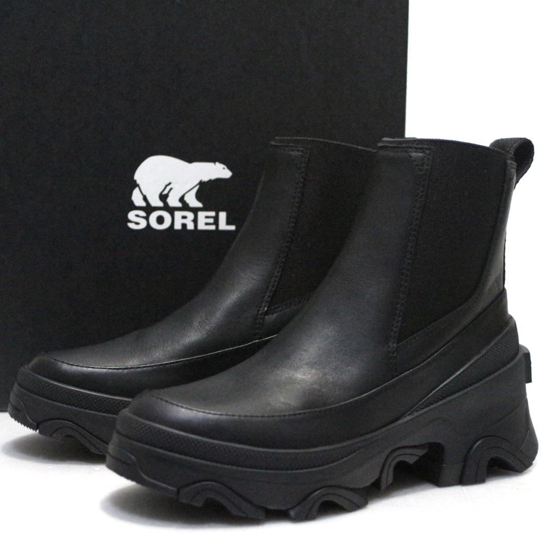 未使用 定価2.53万 SOREL ブレックス ブーツ チェルシー WP 防水