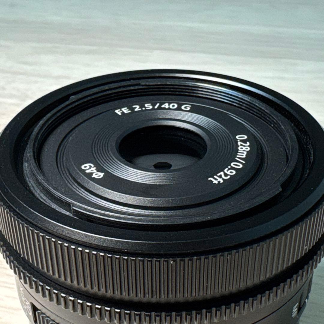 SONY FE40mm F2.5 G 単焦点レンズ