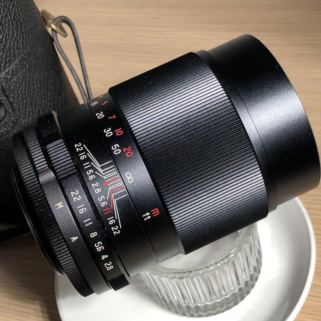 実用　純正ケース付　MAMIYA 135mm f2.8 m42マウント