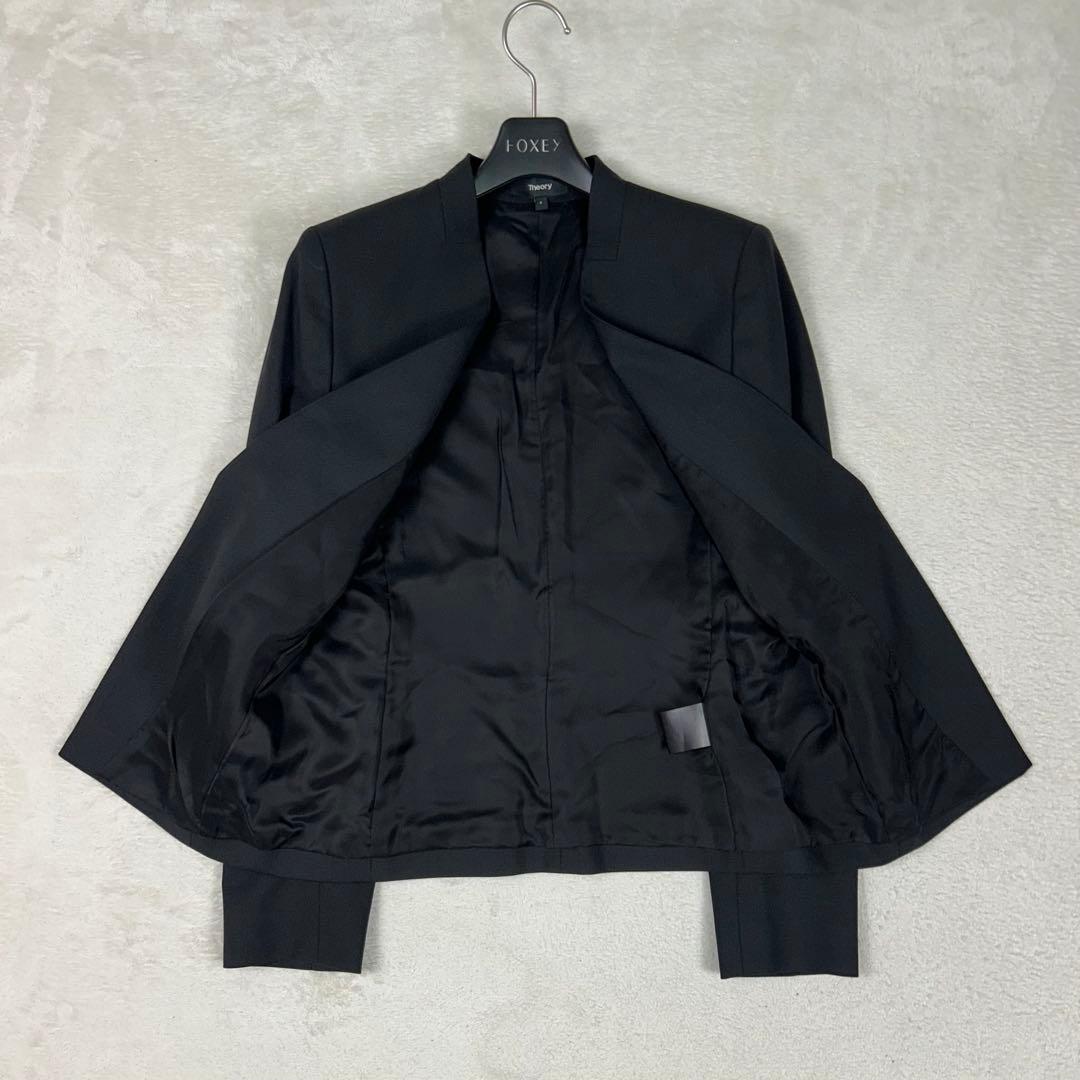 人気モデル♡Theory TAILOR パンツスーツセットアップ ノーカラー 0