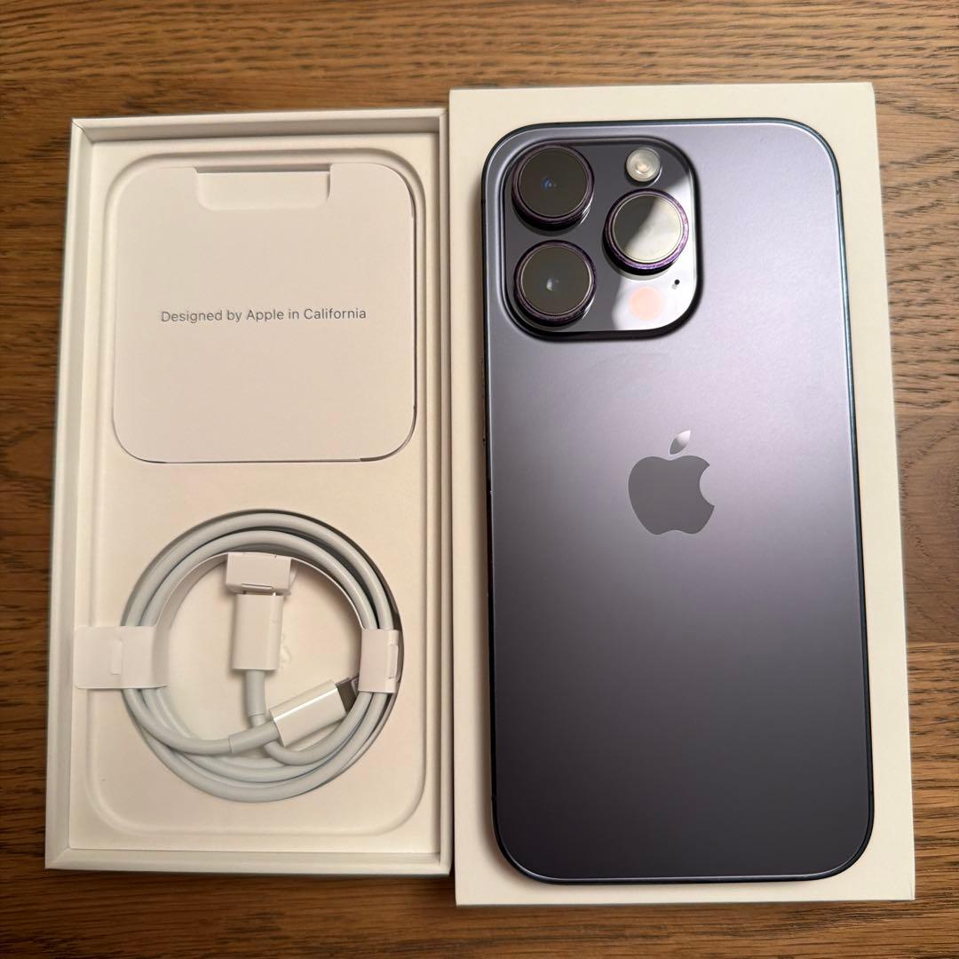iPhone 14 pro 256GB ディープパープル　SIMフリー