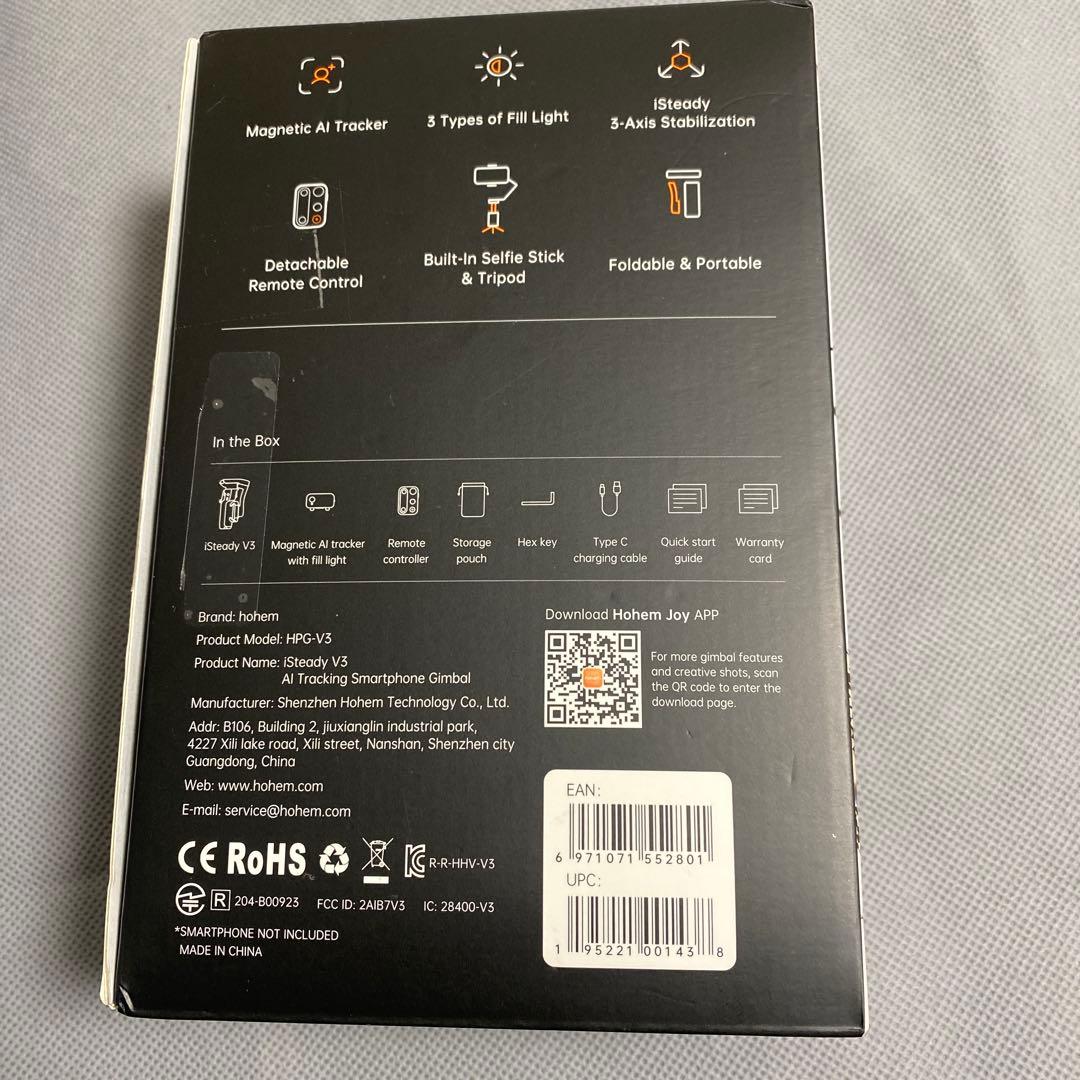 hohem V3 ジンバル,スマートフォン用ジンバルスタビライザー
