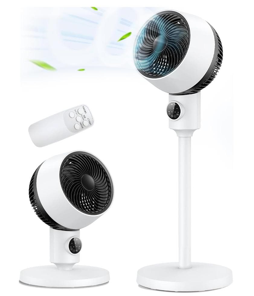 ♪サーキュレーター 扇風機 静音 上下左右首振り DCモーター リモコンタイマー