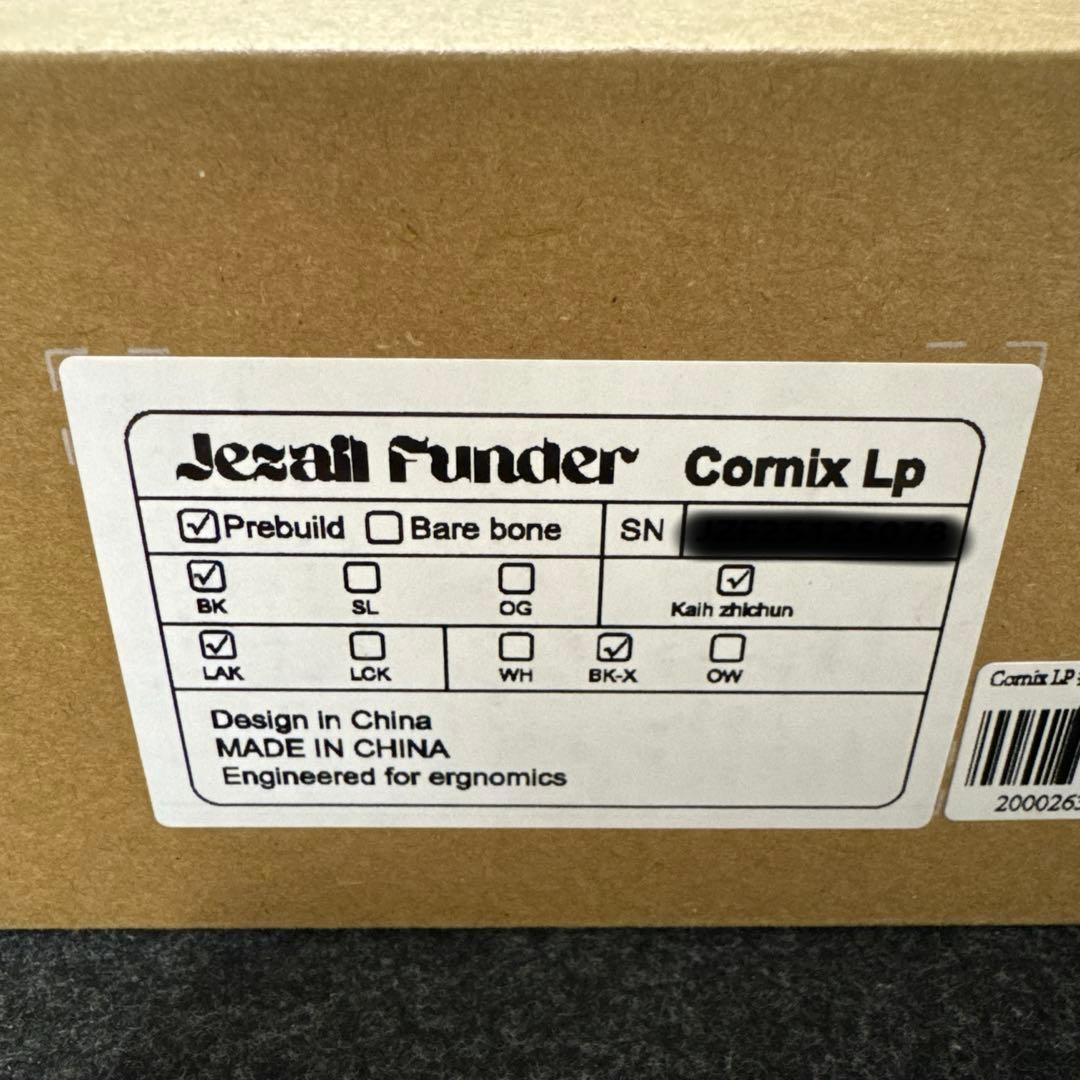 Cornix LP 無線分割キーボード(New Black)