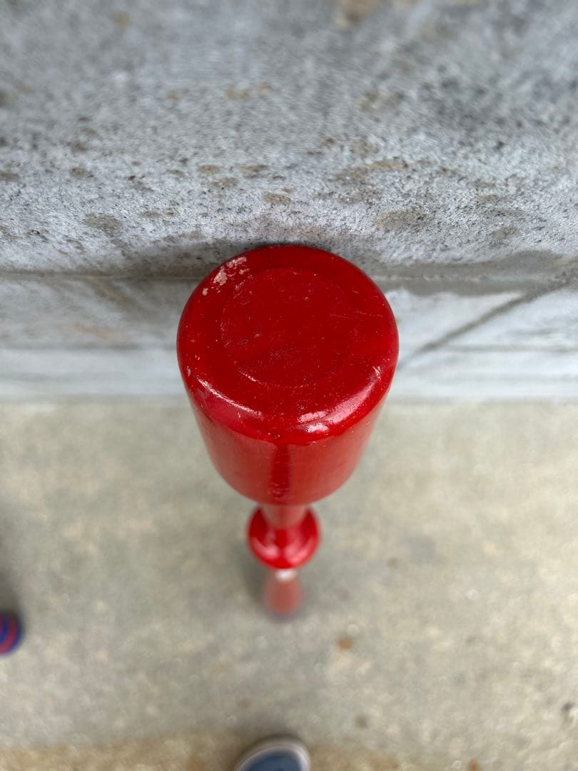 インフィニティ　トレーニングバット 赤と青 8番